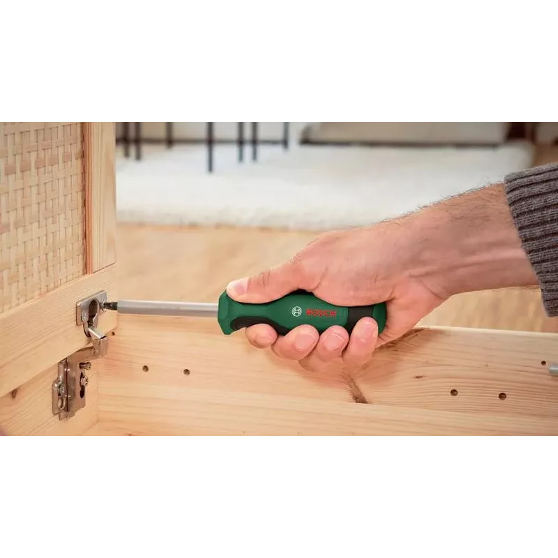 Bosch Starter-työkalusarja, 26-osainen (vihreä/musta, tekstiilinen vetoketjupussi)