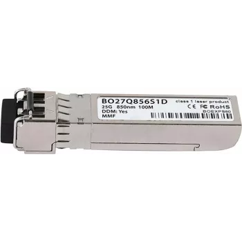 BlueOptics MMA2P00-AS-NV yhteensopiva SFP28 25GBASE-SR lähetin-vastaanotin, 850nm, LC Duplex, 100m OM4 MMF:llä
