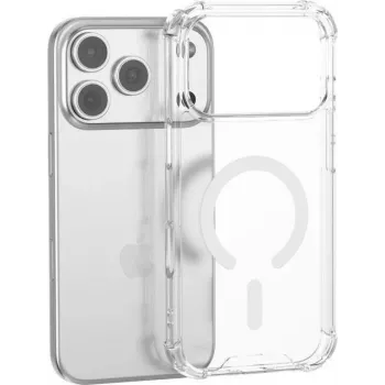 4SMARTS Hybrid Case Ibiza -suojakotelo Apple iPhone 18 Pro Max / 17 Pro Max MagSafe - läpinäkyvä