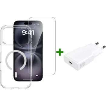 4SMARTS 3-in-1 Premium -aloituspaketti Apple iPhone 18 Pro Max / 17 Pro
