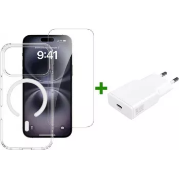 4SMARTS 3-in-1 Premium -aloituspaketti Apple iPhone 18 Pro / 17 Pro MagSafe