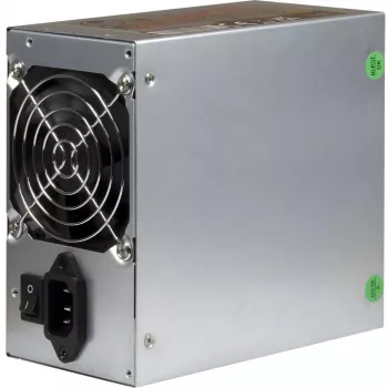 Inter-Tech HA-600AA2-Rev 600W ATX-virtalähde - musta, ei-modulaarinen, 120mm tuuletin