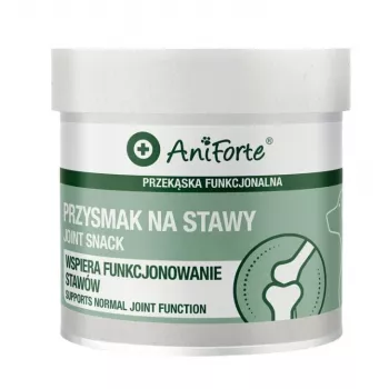 ANF ANIFORTE Joint Snack koiranherkku 50g – glukosamiini, kondroitiini, vihreähuulimakkara, MSM ja hyaluronihappo – luonnollinen nivelten tuki koirille