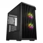 Fortron M330 Mini-Tower-PC-kotelo karkaistulla lasilla, musta