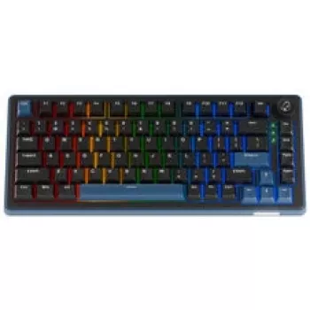 Ducky OK-M 75 mekaaninen pelinäppäimistö, 75 % asettelu, Hot-Swappable, RGB, ANSI, KTT Wine Red -kytkimet