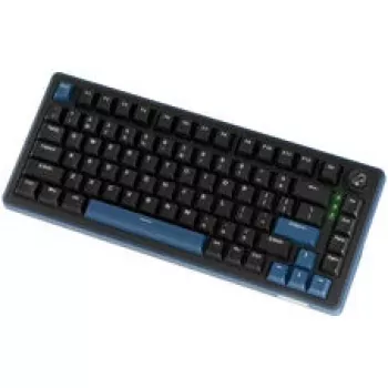 Ducky OK-M 75 pelinäppäimistö, 75 %, Hot-Swappable, RGB, ANSI - KTT Baby Blue -kytkimet