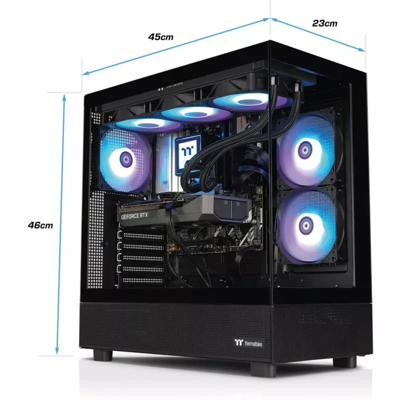 Thermaltake FTW V270 5070 -pelityöpöytäkone (musta, Windows 11 Home)