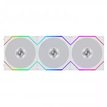 Lian Li UNI FAN TL FLEX Wireless ARGB Reverse Blade 120mm -tuuletin, 3 kpl:n pakkaus ohjaimella - valkoinen