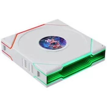 Lian Li UNI FAN TL120 LCD FLEX Wireless ARGB valkoinen 120 mm Reverse Blade -kotelotuuletin
