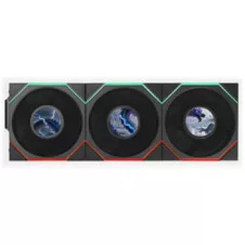 Lian Li UNI FAN TL LCD FLEX Wireless ARGB Reverse Blade 120mm -tuuletin, 3 kpl:n pakkaus ohjaimella, musta