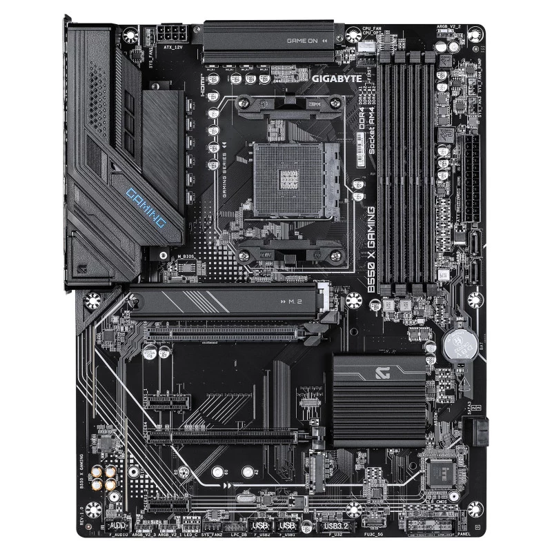 GIGABYTE B550 X Gaming AM4 ATX -emolevy, DDR4, 2.5GbE, Wi-Fi 6, 2x M.2