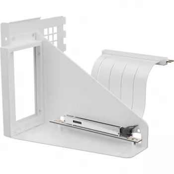 ARCTIC Accelero pystysuora GPU-teline valkoinen 16 cm PCIe 4.0 x16 riser-kaapeli