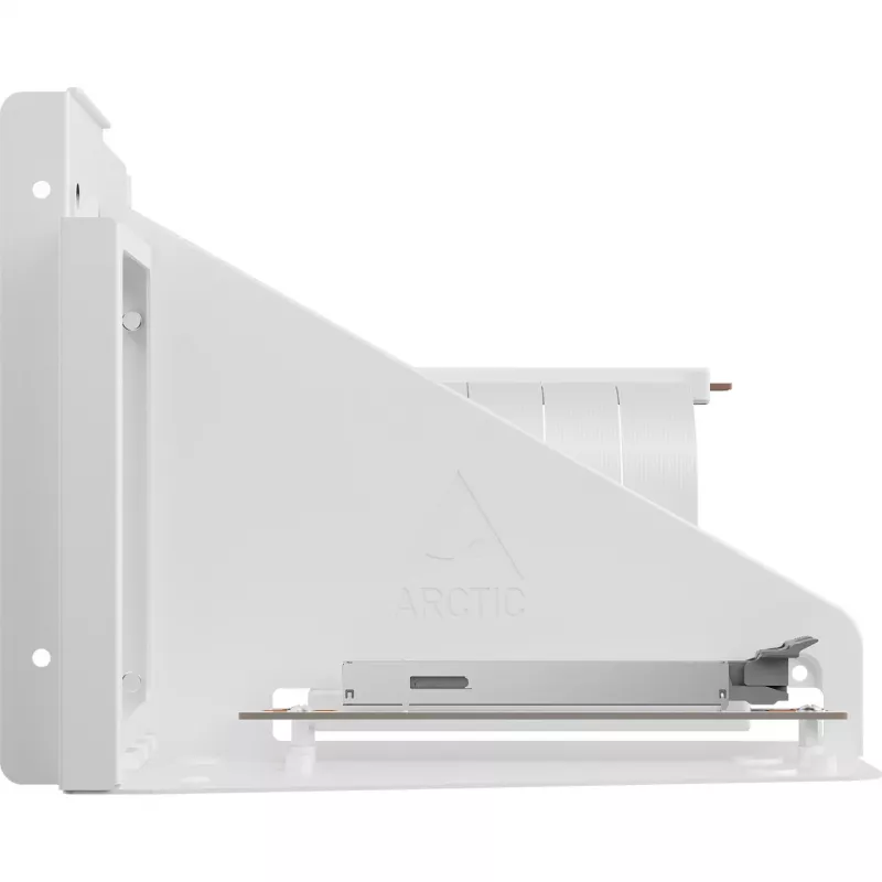 ARCTIC Accelero pystysuora GPU-teline valkoinen 16 cm PCIe 4.0 x16 riser-kaapeli