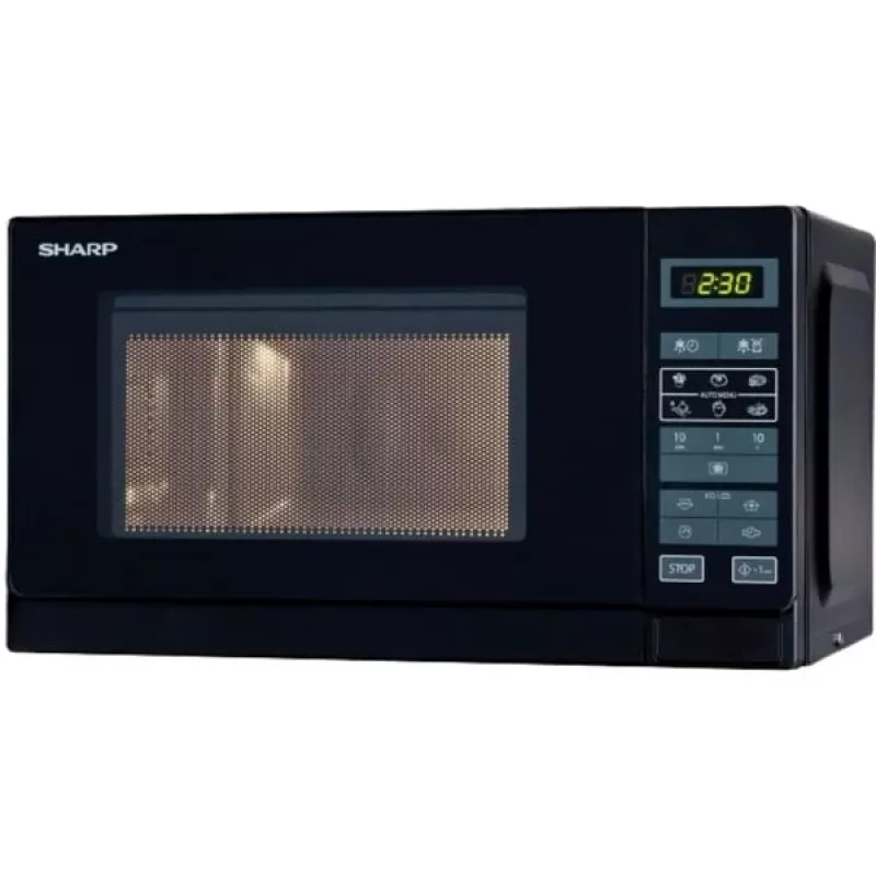 Sharp R-242(BK)W solo-mikroaaltouuni - 20 litraa - 800 W - musta
