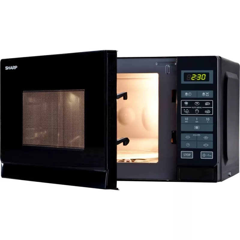 Sharp R-242(BK)W solo-mikroaaltouuni - 20 litraa - 800 W - musta