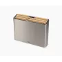 Joseph Joseph Folio Bamboo 3-osainen leikkuulautasarja ohuella telineellä, antrasiitinharmaa
