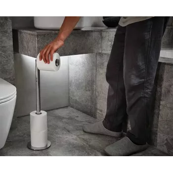 Joseph Joseph EasyStore Luxe 2-in-1 ruostumaton teräs wc-paperiteline