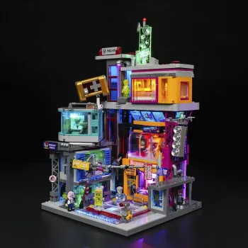 LUMIBRICKS Cyberpunk Neoncity Gamestack LED-neonkilpi
