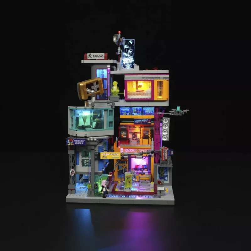 LUMIBRICKS Cyberpunk Neoncity Gamestack LED-neonkilpi