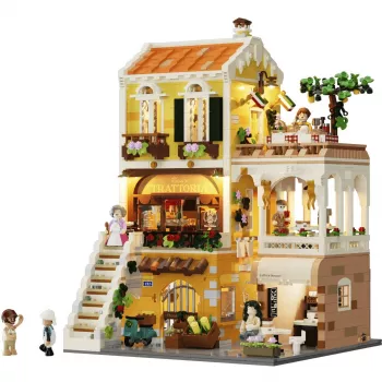 LUMIBRICKS Italialainen maalaistyyliin sisustettu ravintola