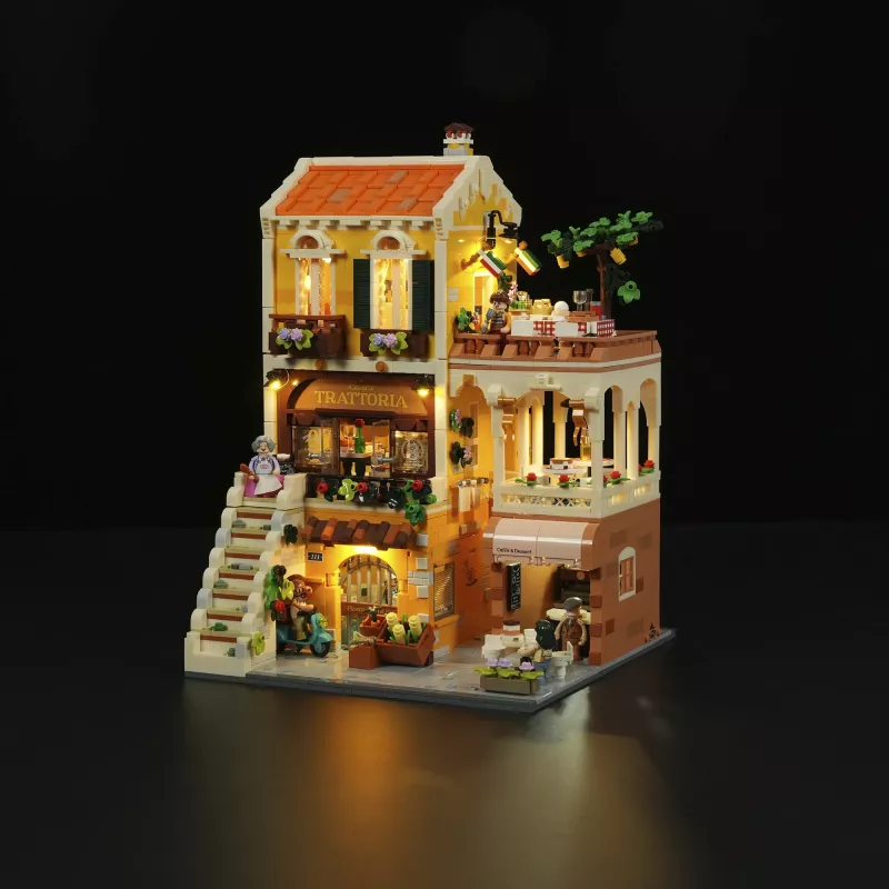 LUMIBRICKS Italialainen maalaistyyliin sisustettu ravintola