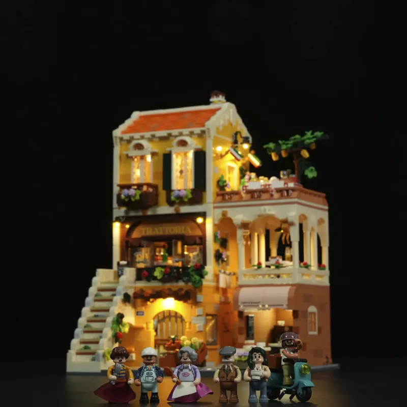 LUMIBRICKS Italialainen maalaistyyliin sisustettu ravintola