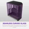 NZXT H6 2026 Mid-Tower Airflow Gaming -kotelo musta Tempered Glass
