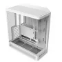 NZXT H6 2026 Mid-Tower Airflow Gaming -kotelo valkoinen Tempered Glass