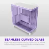 NZXT H6 2026 Mid-Tower Airflow Gaming -kotelo valkoinen Tempered Glass