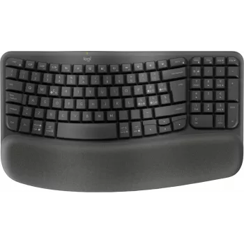 Logitech Ergo Series Wave Keys for Business langaton ergonominen näppäimistö, italialainen asettelu, grafiitti