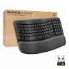 Logitech Ergo Series Wave Keys for Business langaton ergonominen näppäimistö, italialainen asettelu, grafiitti