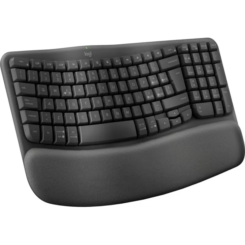 Logitech Ergo Series Wave Keys for Business langaton ergonominen näppäimistö, italialainen asettelu, grafiitti