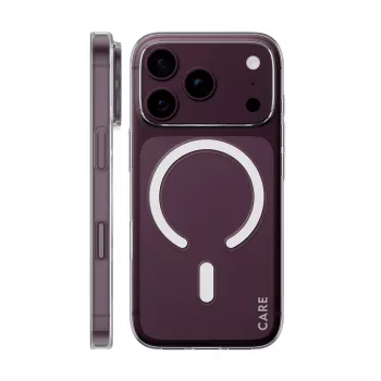CARE by PanzerGlass Slim Case iPhone 17 Pro / 18 Pro -mallille läpinäkyvä MagSafe-yhteensopiva