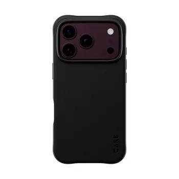 PanzerGlass CARE Samba -kotelo iPhone 15 Pro -mallille musta MagSafe