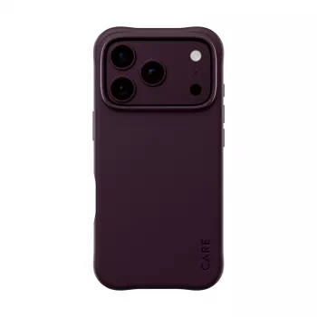 CARE by PanzerGlass Samba Case iPhone 17/18 Pro, Dark Cherry, MagSafe