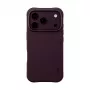 CARE by PanzerGlass Samba Case -suojakuori iPhone 17/18 Pro:lle, Dark Cherry, MagSafe