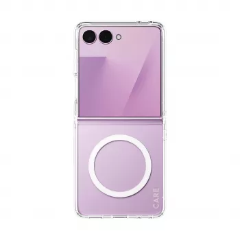PANZERGLASS CARE Urban Case Clear White Qi Samsung Galaxy Z Flip8 / Z Flip7