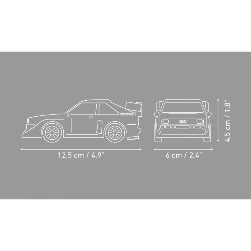 COBI Audi Sport quattro S1 E2 Rally Legend (1985) 1:35 mittakaava rakennuspalikkasarja