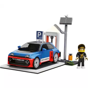 COBI EV Station & Renault 5 Turbo 3E (1:35 mittakaava)