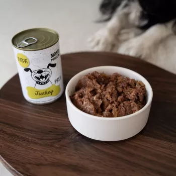 Paka Zwierzaka Pepe Indyk koiranruoka 800g – kalkkuna monoproteiini märkäruoka koirille