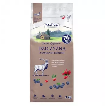 BA5 BALTICA Flavours of Regions riista ja metsämarjat kuivaruoka pienille roduille 3 kg