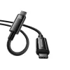 Baseus Tungsten Gold USB-C - USB-C 240W pikalatauskaapeli 1m musta