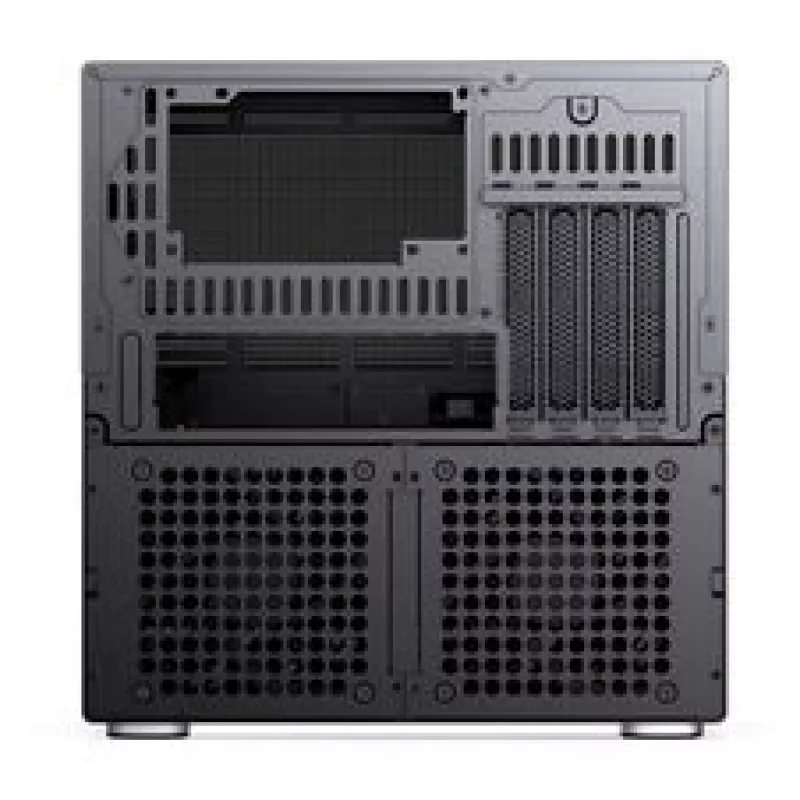 Jonsbo N6 NAS-kuutiokotelo, Micro-ATX, teräs/mesh, musta