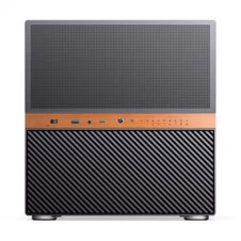 Jonsbo N6 NAS-kuutiokotelo, Micro-ATX, teräs/mesh, musta