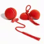 Cheerble WICKED BALL DUO2-VINTAGE RED älykäs interaktiivinen lemmikkilelu, 2 palloa, USB-C-lataus, IP65 roiskevesitiivis, 3 pelitilaa, kissoille ja pienille koirille