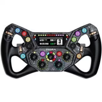 Moza Racing KS Pro -ratti - 300mm hiilikuitusim-rattiratti RGB-painikkeilla ja magneettisilla vaihtoläpysköillä