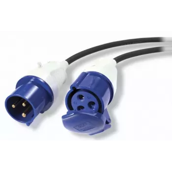 APC Modular IT virranjakelun jatkojohto, 3-johdin, IEC 60309 32A (2P+E) pistoke naarasliittimeen, 230 V, 6 m (PDX332IEC-600)