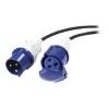 APC Modular IT virranjakelun jatkojohto, 3-johdin, IEC 60309 32A (2P+E) pistoke naarasliittimeen, 230 V, 6 m (PDX332IEC-600)