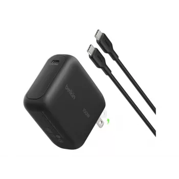 Belkin BOOSTCHARGE 100W USB-C GaN-laturi 1,5m USB-C - USB-C kaapelilla