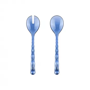 Guzzini Vanity salaattiottimet Denim Blue 2 osan pakkaus